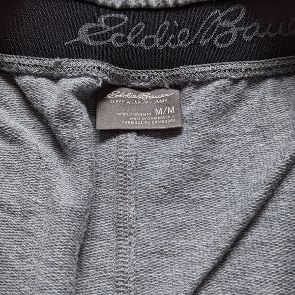 EUC Men's (S/M*) - EDDIE BAUER Lounge Pant GREY MELANGE - Picture 8 of 11